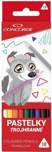 Trikotni barvice CONCORDE, 18 barv