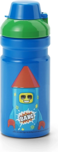 Lego Rocket steklenička za pitje modro-zelena 390 ml