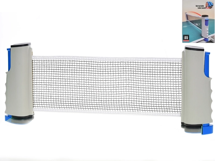 Mreža za namizni tenis s stojalom, raztegljiva do 175 cm