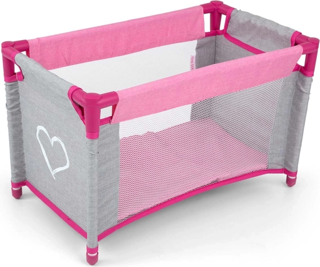 Posteljica za punčke Milly Mally Lisa prestige pink