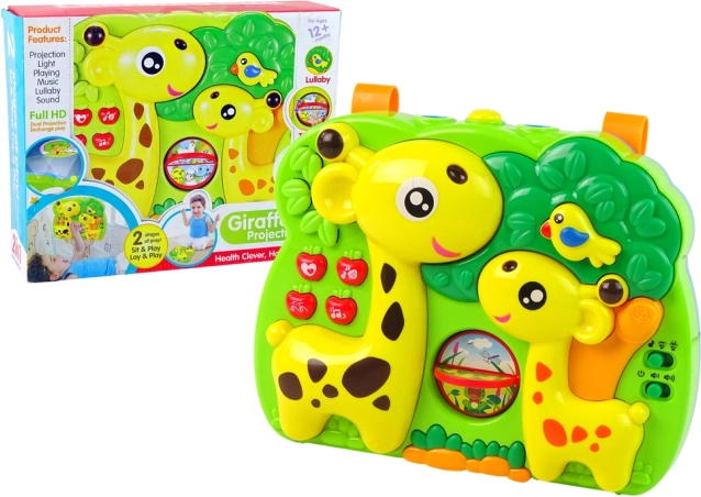 Projektorski panel z žirafo in zvokom za otroke