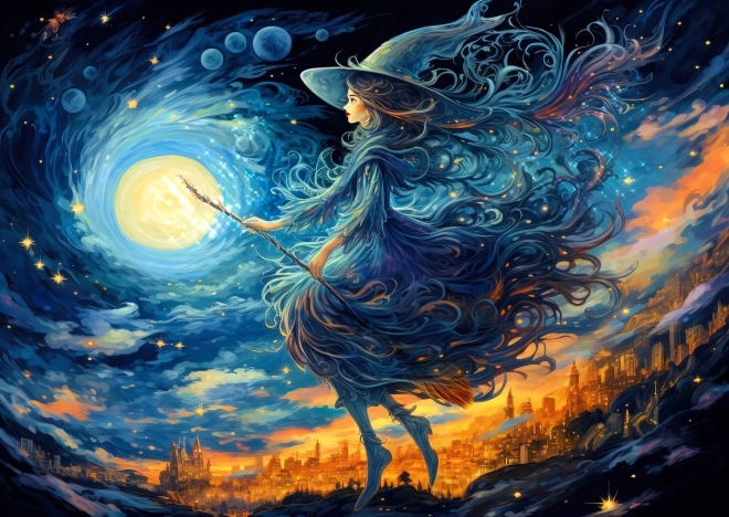 Sestavljanka Čarovniška noč 1000 koščkov