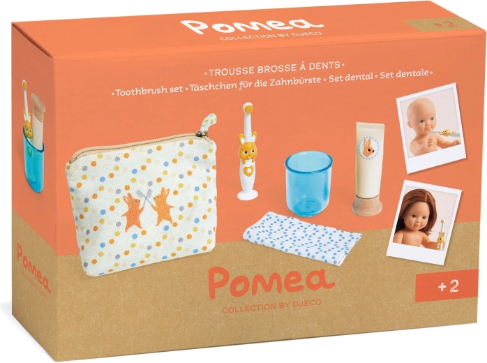 Djeco Pomea komplet za umivanje zob za punčke