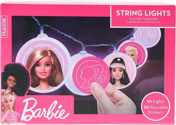 Svetlobna veriga BARBIE z nalepkami