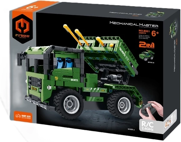 IM.MASTER RC remote-controlled combat vehicle with rocket launcher 2-in-1 (364 pieces)