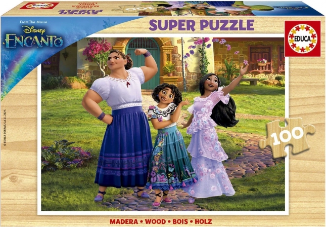 Lesene puzzle ENCANTO 100 kosov