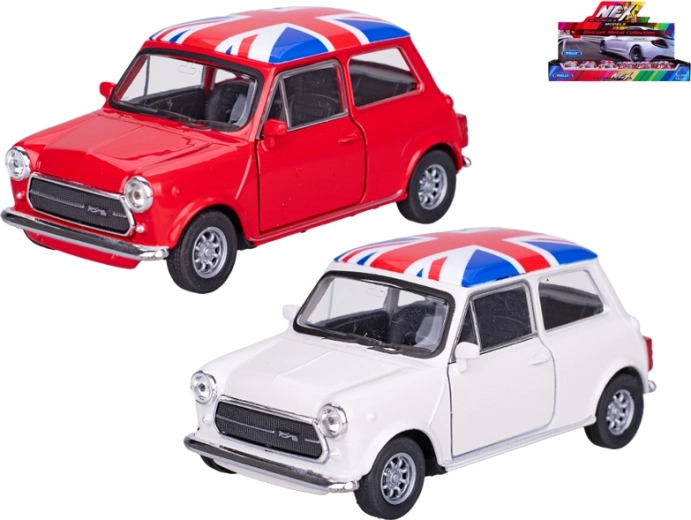 Kovinski model Welly Mini Cooper 1300 UK 1:43 z odpirajočimi se vrati in pull-back