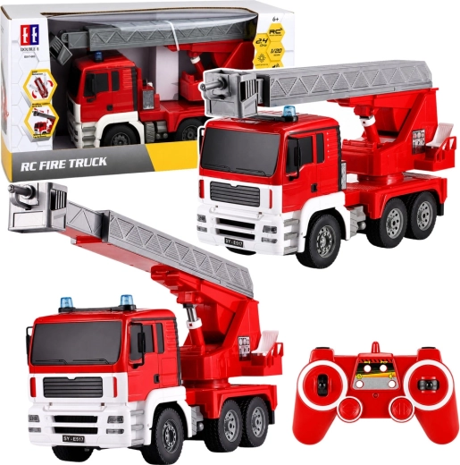 RC gasilski avto 1:20 z vrtljivo izvlečno roko 660°