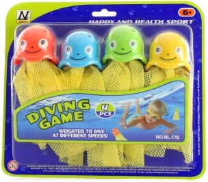 Potapljaške hobotnice – komplet 4 kosov