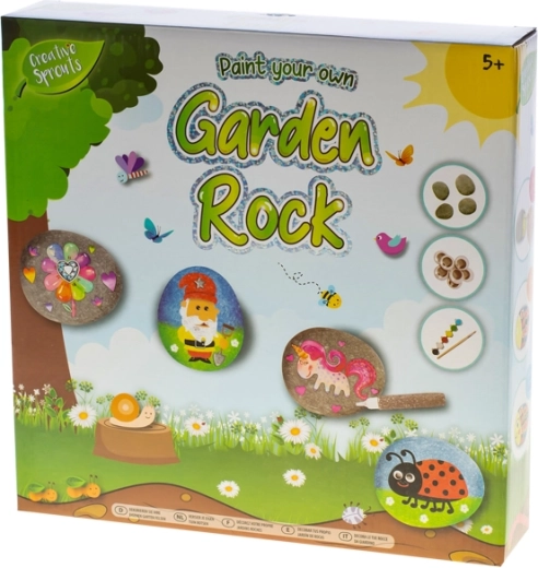 Grow&Decorate slikanje kamenčkov – ustvarjalni komplet za otroke 5+