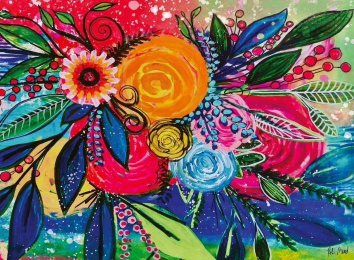 Ravensburger puzzle Raznolikost barv 500 kosov