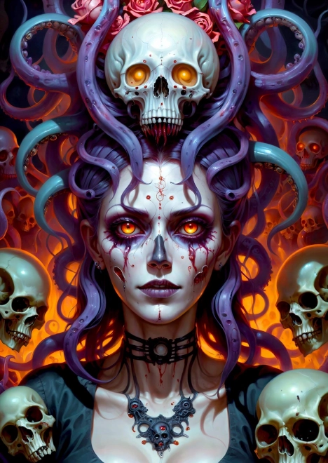 Sestavljanka Temna čarovnica 1000 koščkov