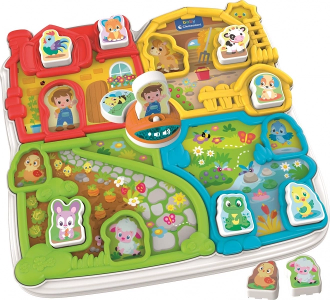 Interaktivna farma za otroke z melodijami in zvoki
