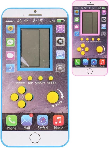 Electronic Brick Game (Tetris) with sound in a phone shape - 1 piece