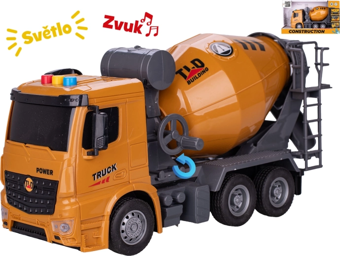 Gradbeni mešalec z vztrajnikem s svetlobnimi in zvočnimi učinki 27 cm