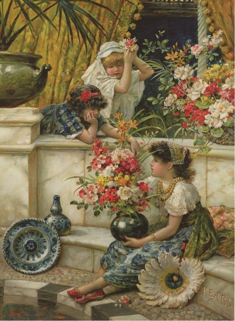 Sestavljanka Cvetovi Vzhoda 1000 kosov