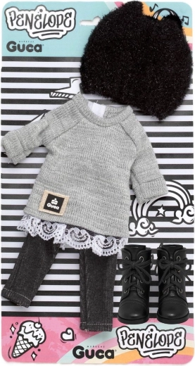 Oblačilo za punčko PENELOPE 34 cm z čeveljčki