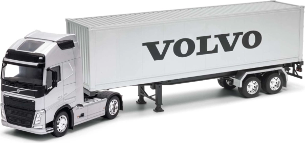 Welly vlačilec s prikolico Volvo FH 1:32