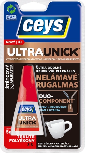 Sekundno lepilo s čopičem 5 g ULTRAUNICK