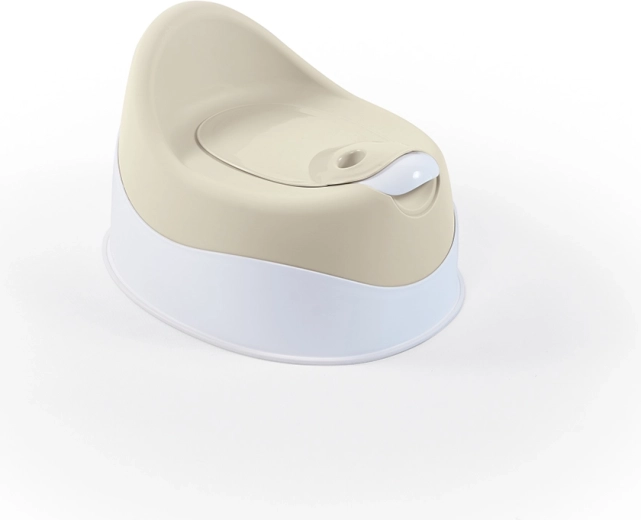 Otroški kahlic s pokrovom in odstranljivo posodico, bež