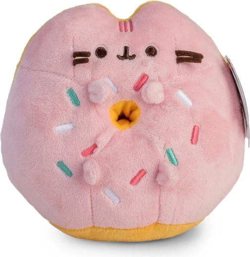 Pusheen rožnati krof – plišasta blazinica 14 cm