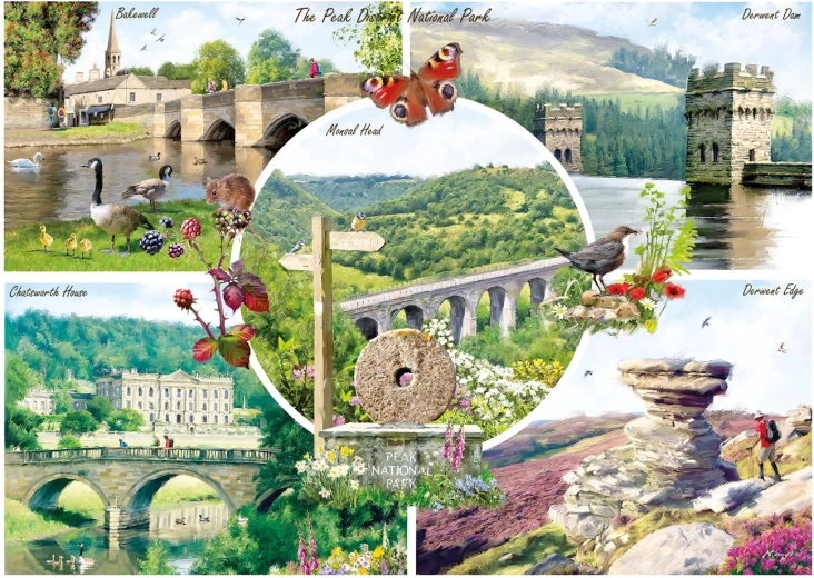 Sestavljanka The Peak District 1000 koščkov