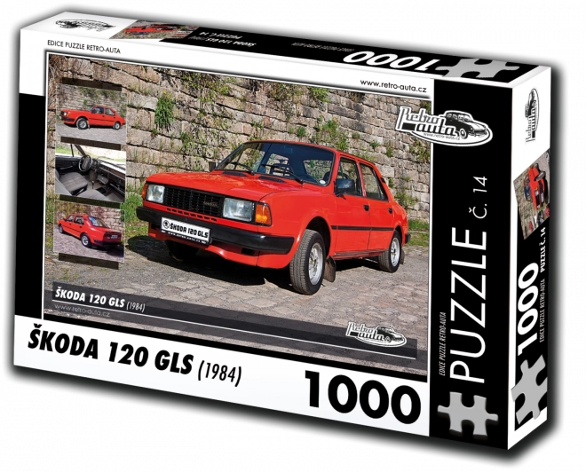 Sestavljanka RETRO-AVTOMOBILI Škoda 120 GLS 1000 koščkov