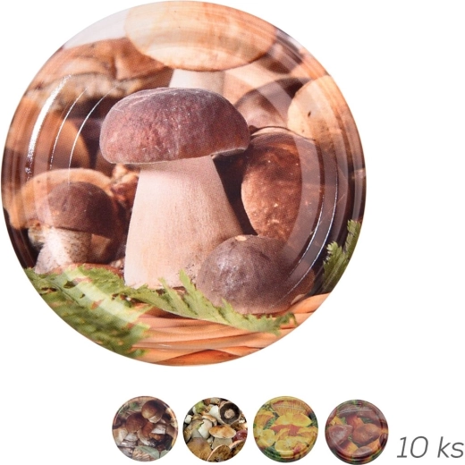Kovinski pokrov za vlaganje Bio 66 gobe 10 kos