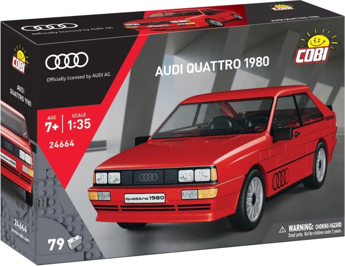 Cobi Audi Quattro 1980 building set 1:35 (79 pieces)