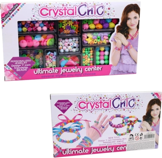 koralni komplet za izdelavo nakita crystal chic ultimate jewelry center