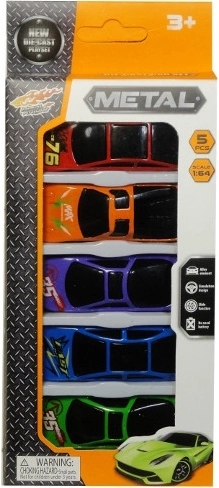 Set petih malih avtomobilčkov