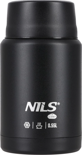 NILS Camp jedilna termovka NC3807 črna 550 ml