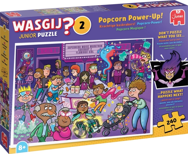 Jumbo Wasgij Junior 2: Pokovkarski bonus! sestavljanka 240 kosov