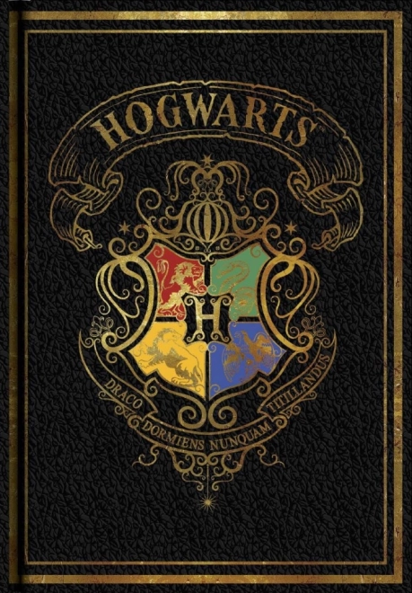 Beležka A5 Harry Potter barvni črni