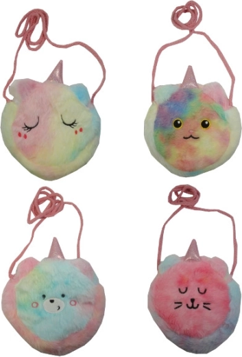 Plišasta torbica za čez ramo