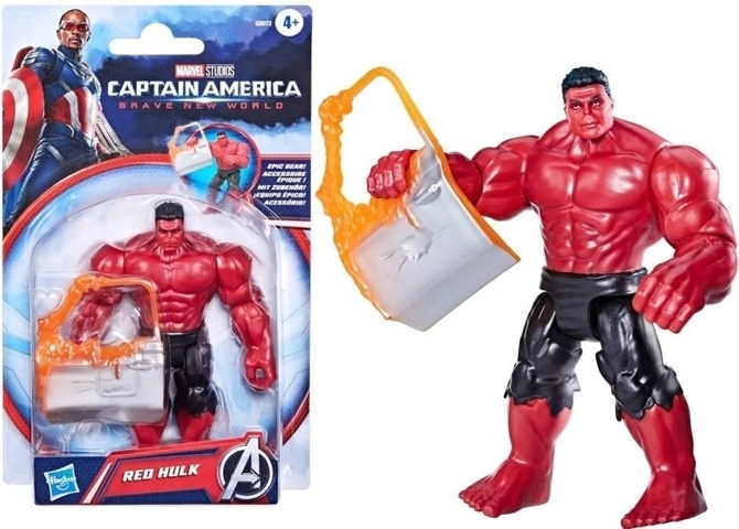 Marvel Captain America Red Hulk Action Figure