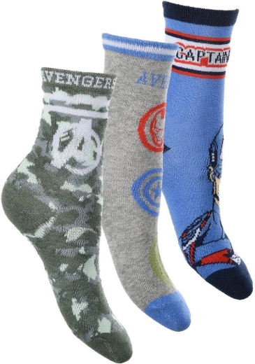 Komplet nogavic Avengers – 3 pari