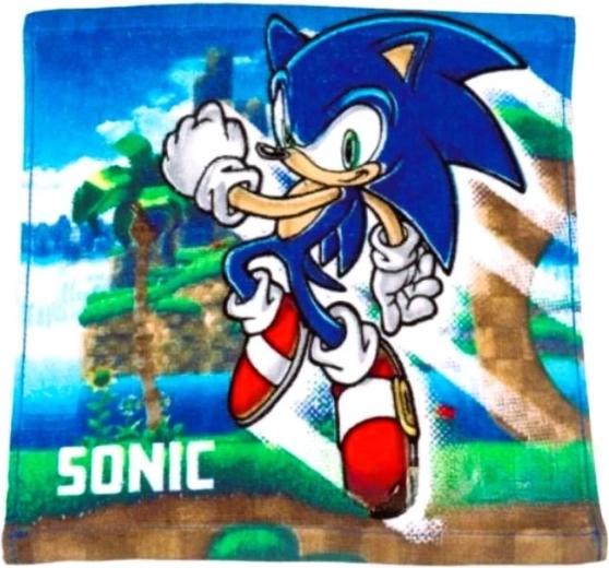 Brisača za obraz Sonic - 1 kos