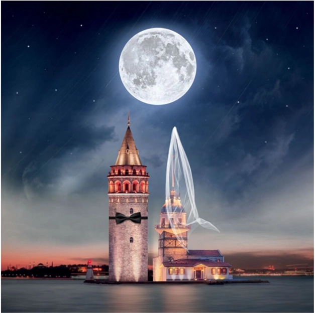 Anatolian kvadratne sestavljanke Poroka 1024 koščkov