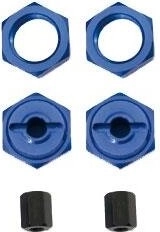 Jamara adapter 17/12 mm 1:8 na 1:10 iz eloksiranega aluminija z zunanjo matico (2 kos)