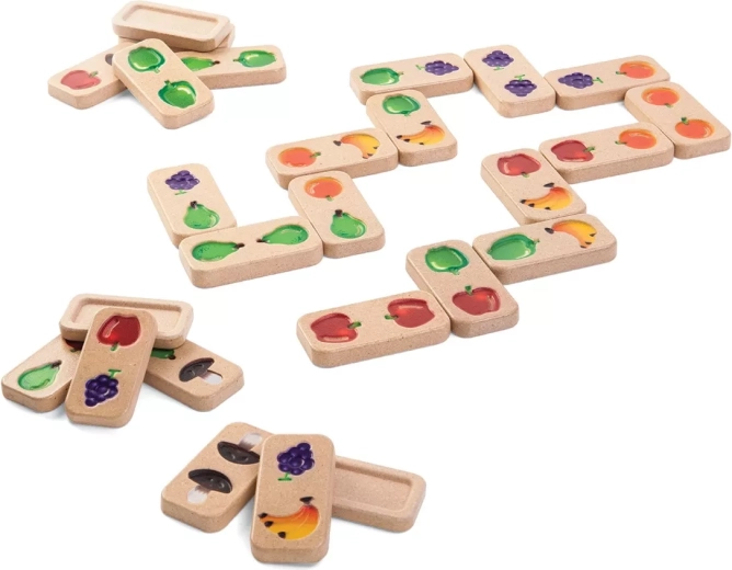 PlanToys domino sadje in zelenjava