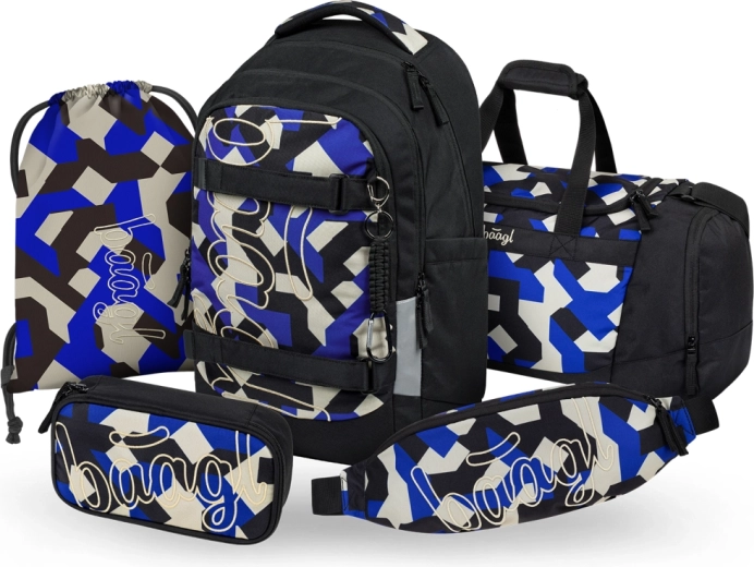 Baagl šolski set 5 v 1 Skate Max Variety – nahrbtnik, peresnica, vreča za telovadbo, športna torba in ledvička (GRS)