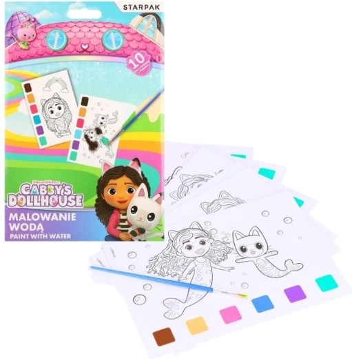 Water coloring pages Gabby's Dollhouse - 1 piece