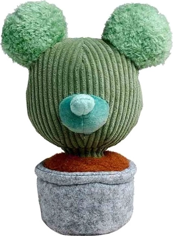 Disney plišasti Mickey v lončku z rožami 20 cm