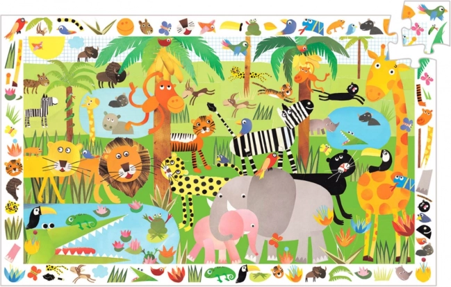 DJECO sestavljanka Džungla 35 kosov