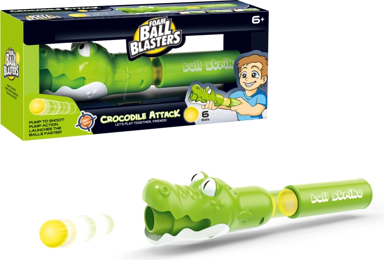 Airsoft pištola Krokodil s 6 mehkimi izstrelki