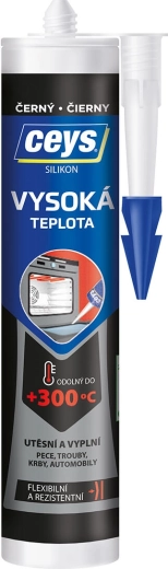 Silikon visoko temperaturni črn 280 ml CEYS