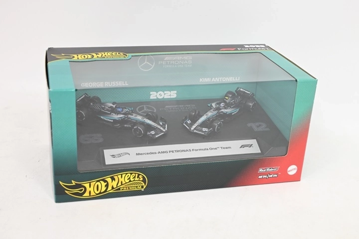 Hot Wheels Premium Formula 1 Mercedes‑AMG 2‑pak