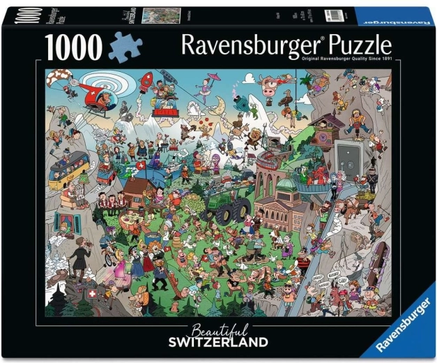 Ravensburger sestavljanka Čudovita Švica 1000 kosov