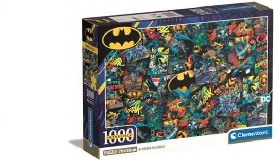 Clementoni Compact puzzle Batman 1000 koščkov